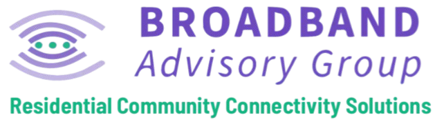 Broadband Advisory Group logo with text.